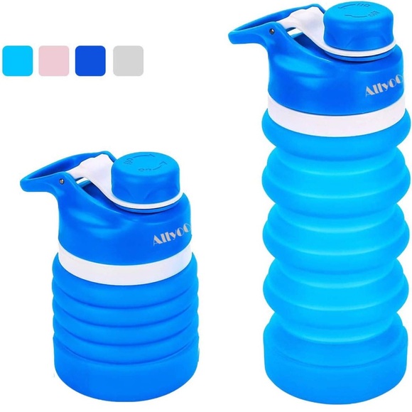 Silicone Collapsible Water Bottle - Picture 1 of 5